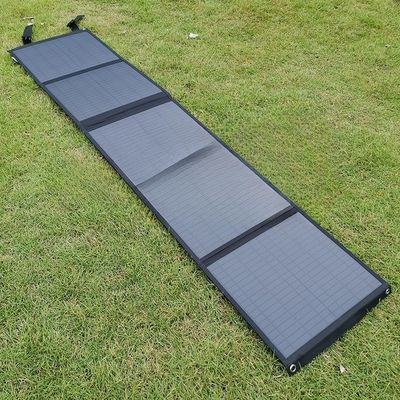 Bolsa plegable solar de 80W resistente al agua Tejido portátil paneles solares de emergencia