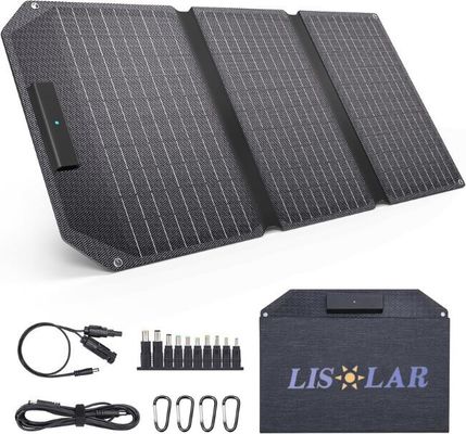 Kit de paneles solares plegables de 150W Panel solar plegable impermeable ligero
