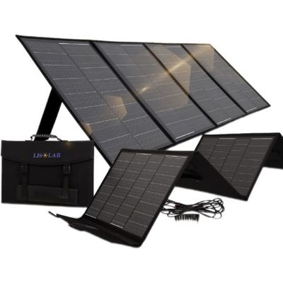Cargador solar plegable ligero de 100W IP65 a prueba de agua para energía alternativa