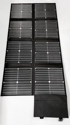 Montaje en tierra del cargador del panel solar plegable portátil de 100W 18V para acampar en RV