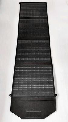 Bolsa de tejido solar plegable impermeable de 18V Panel solar portátil de 100W para centrales eléctricas