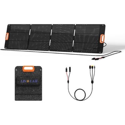 Cargador de batería solar portátil plegable ETFE de 80W para actividades al aire libre