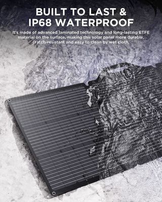 Cargador de paneles solares portátiles de 200W para RV Camping Yacht Golf Cart IP68 a prueba de agua