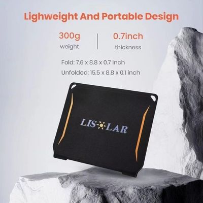 Cargador de paneles solares plegables para exteriores de 10W para teléfonos móviles