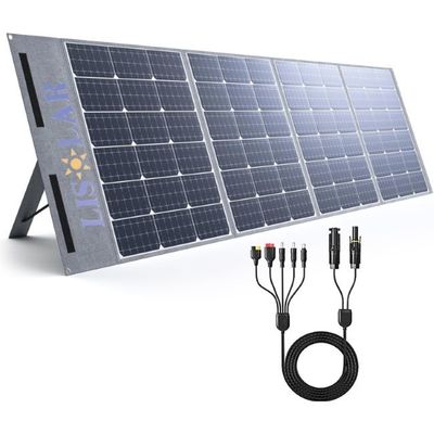 Cargador portátil de energía solar de 200W Cargador de batería solar plegable impermeable