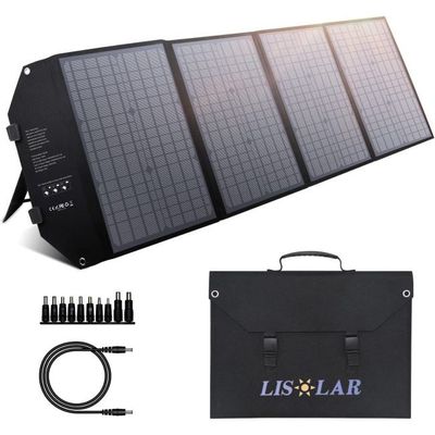 Bolso plegable solar portátil IP65 impermeable 100W cargador de paneles solares plegables