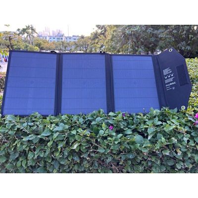 Impresión de logotipo personalizado Paneles solares a prueba de viento e agua Mochila con paneles de silicio monocristalino