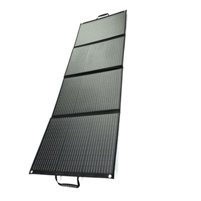 Cargador de paneles solares al aire libre con voltaje de circuito abierto de 21,6 V Célula monocristalina para suministro de energía en movimiento