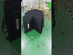 Cargador de paneles solares al aire libre con voltaje de circuito abierto de 21,6 V Célula monocristalina para suministro de energía en movimiento